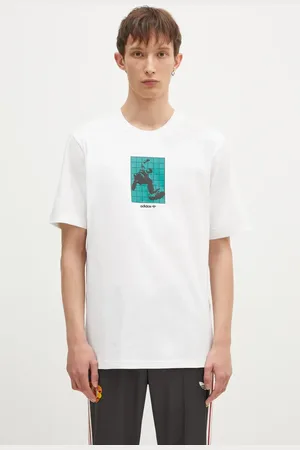 adidas T-shirt in cotone GRFX Tee uomo colore con applicazione IZ4839
