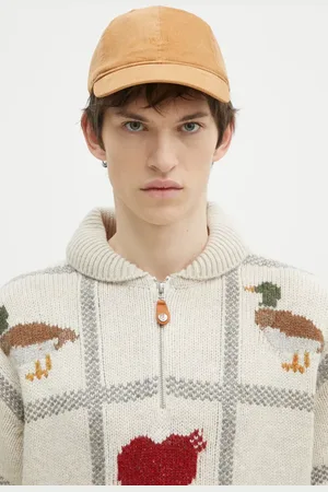 WoodWood Cappello con visiera in velluto a coste colore