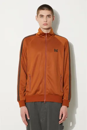 Pins & Needles Felpa Track Jacket uomo colore con applicazione OT226