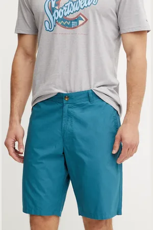 Columbia Pantaloncini in cotone Washed Out colore verde 1491953
