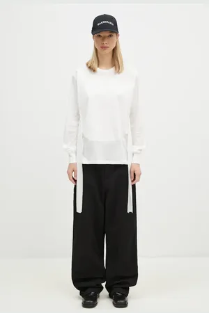 UNDERCOVER Top a maniche lunghe in cotone C/S colore UC2D1805