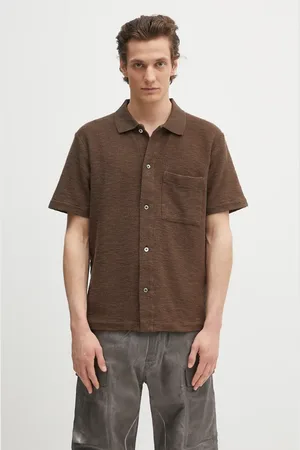Norse projects Camicia in cotone Gustav Crochet Jersey Shirt colore N01.0683.2033