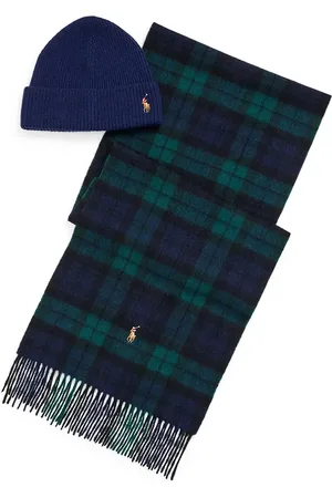 Ralph Lauren Cappello e sciarpa di lana colore 449959530