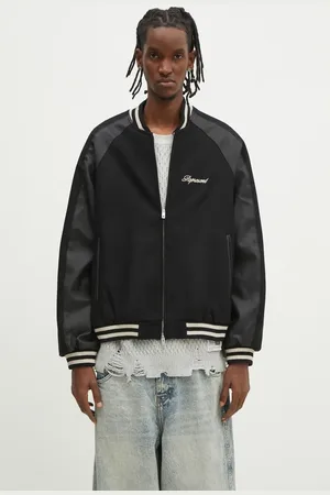 Represent Giacca bomber in lana Raglan Varsity Jacket colore MLM1803.01
