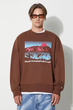 Billionaire Boys Club Felpa in cotone MOUNTAINSCAPE CREWNECK uomo B23337
