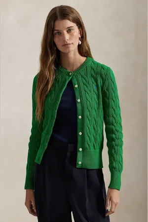 Ralph Lauren Cardigan in cotone colore bianco 211891643