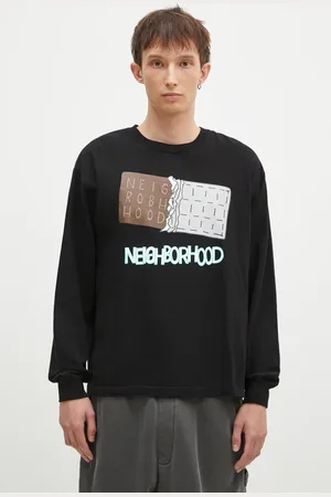 NEIGHBORHOOD Top a maniche lunghe in cotone Tee Longsleeve-13 colore 242PCNH.LT18