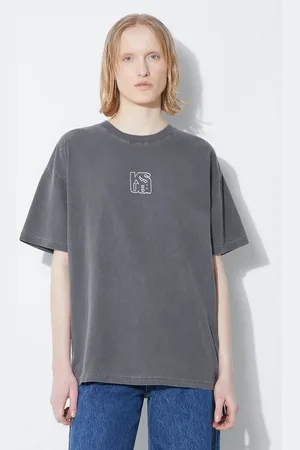 KSUBI T-shirt in cotone Stacked Oh G Ss Tee Charcoal donna colore WSP24TE006