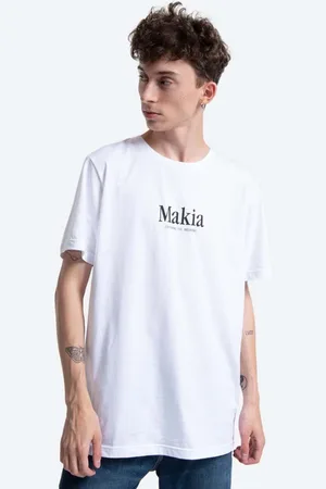 Makia T-shirt in cotone Strait Koszulka Strait M21226 011