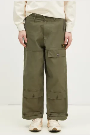 HUMAN MADE Pantaloni in cotone Air Force Pants uomo colore HM29PT009