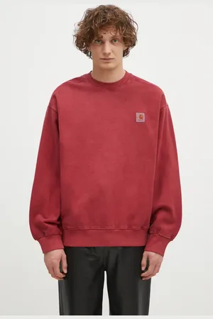 Carhartt Felpa in cotone Vista Sweat uomo colore con applicazione I029522.H8GD