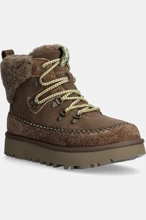 UGG Stivali da neve in camoscio Classic Alpine Lace Up colore 1158271-HCK