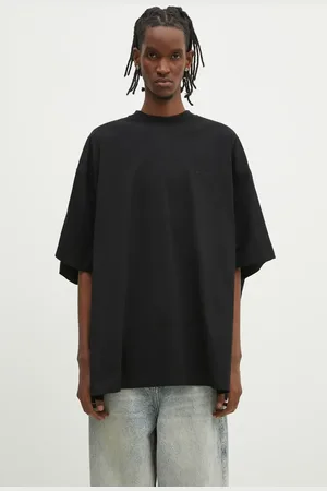 Vetements T-shirt in cotone Merged Double Oversized colore UA66TR635B