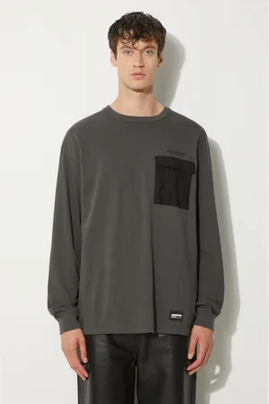 NEIGHBORHOOD Top a maniche lunghe in cotone Design Crewneck colore 241UWNH.CSM04