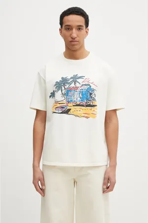 Rhude T-shirt in cotone Beach-Side uomo colore RHPS25TT11012