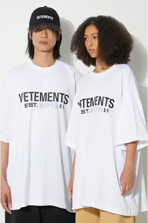 Vetements T-shirt in cotone Flag Logo T-Shirt colore UE64TR160W