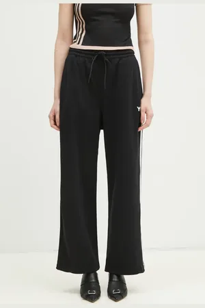Y-3 Pantaloni della tuta 3-Stripes Slim Track Pant donna colore con applicazione IW7457