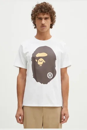 A Bathing Ape T-shirt in cotone BIG APE HEAD TEE uomo colore 1K80110002