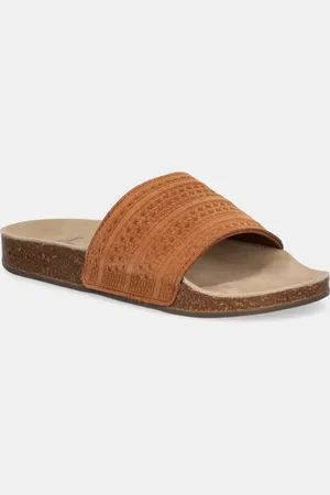 adidas Ciabatte slide in camoscio Adilette RS colore JH8068