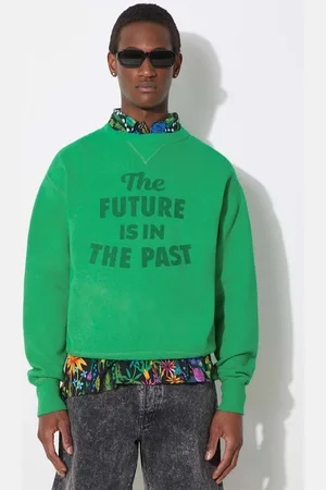HUMAN MADE Felpa in cotone Tsuriami Sweatshirt uomo colore HM27CS026
