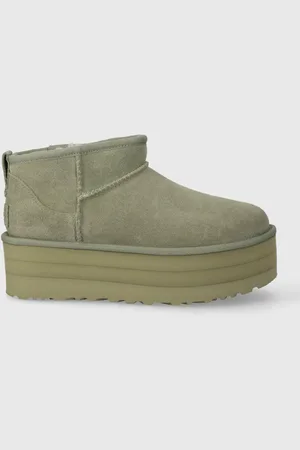UGG Stivali da neve in camoscio Classic Ultra Mini Platform colore 1135092