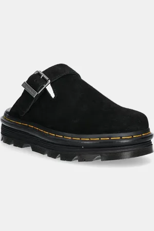 Dr. Martens Ciabatte slide in camoscio ZebZag Mule Mule colore DM31657001