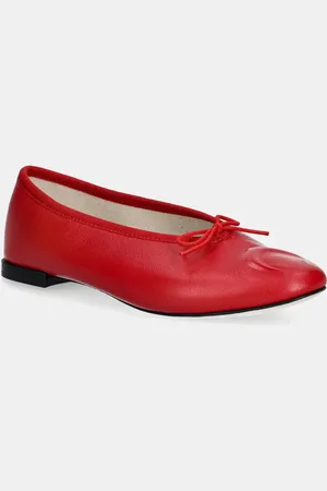 Marine Serre Ballerine in pelle Lilouh Soft Nappa MS x Repetto colore WFW053A.RLEA0032