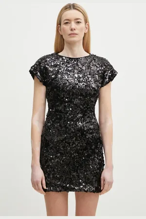 Ganni Vestito Velvet Sequins Mini colore T4045