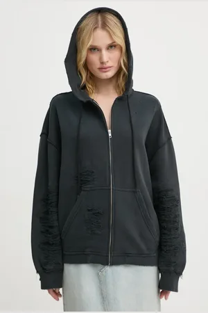 Maison Margiela Felpa in cotone donna colore con cappuccio S62GU0130.M25004