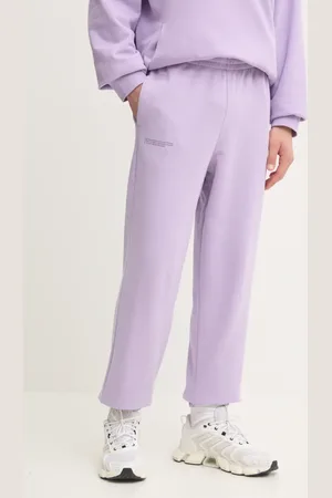 The Pangaia Pantaloni della tuta di cotone colore