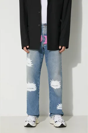 Heron Preston Jeans Hp Pattern Reg Denim 5 Pckts uomo HMYA011F23DEN0014501
