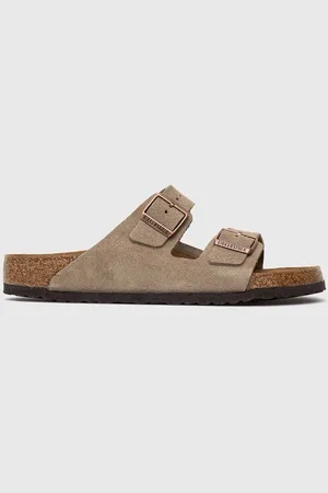 Birkenstock Ciabatte slide in camoscio Arizona uomo colore 51461