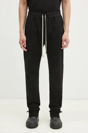 Rick Owens Rick Owens pantaloni della tuta di cotone Berlin Drawstring colore DU01E3392.RIG