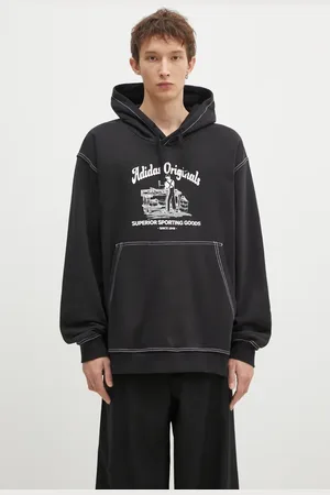 adidas Felpa in cotone Wabash uomo colore con cappuccio JP4483