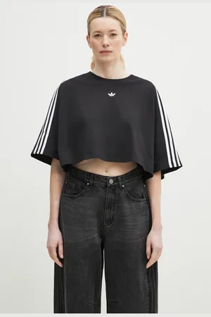 adidas T-shirt in cotone BOXY TEE donna colore JY8884