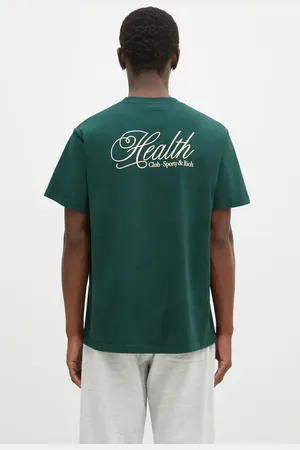 Sporty & Rich T-shirt in cotone Health Script colore TO043511078GR10