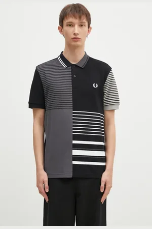 Fred Perry Polo in cotone Beams Striped Panel Shirt colore SM7188.102