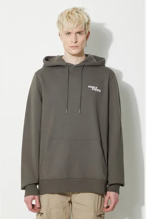 Daily paper Felpa in cotone Hand In Hand Hoodie uomo colore con cappuccio 2411101