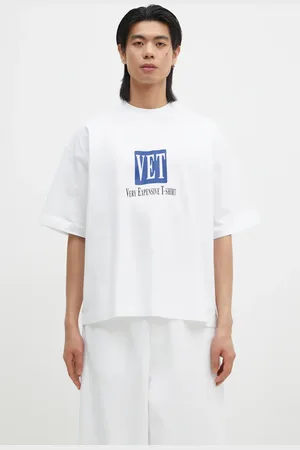 Vetements T-shirt in cotone Vet Cropped Cropped Boxy uomo colore UA66TR685W