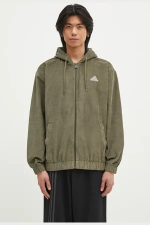 adidas Felpa in velluto a coste Cord Hoodie colore con cappuccio JD5394