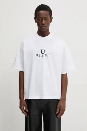 Vetements T-shirt in cotone U Might Know Me Cropped Boxy colore UA66TR760W