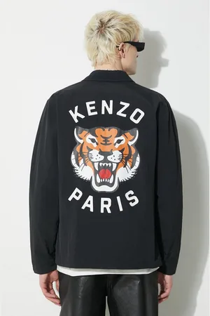 Kenzo Giacca Lucky Tiger Padded Coach uomo colore FE55BL0629NG.99