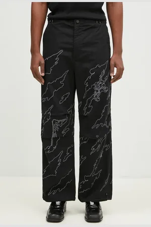Maharishi Pantaloni in cotone Dpm: Sparse Bonsai Snopants colore 5340.BLACK