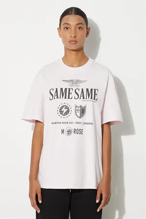 MARTINE ROSE Marc Jacobs t-shirt in cotone Classic T-Shirt colore 603JE01101F