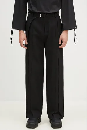 Andersson Bell Pantaloni in lana Soe Twill Wool Wrap Trousers colore apa754ml