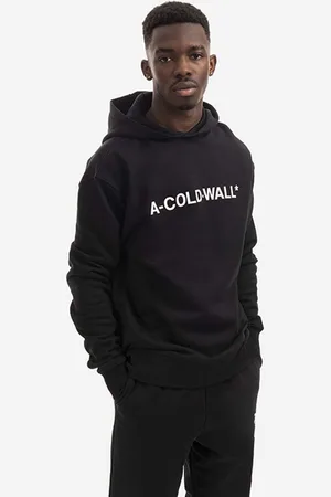 A-cold-wall* Felpa in cotone Essential Logo Hoodie uomo