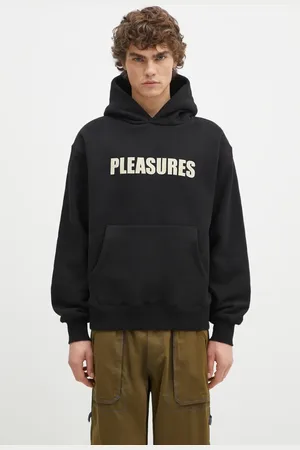 Pleasures Felpa Wave Quilted uomo colore con cappuccio con applicazione P24W007