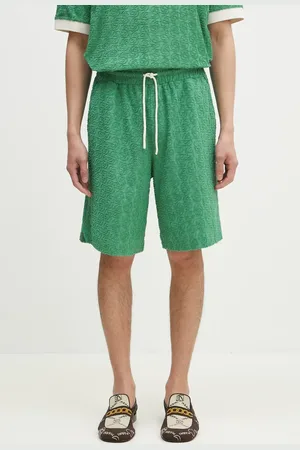 Drôle de Monsieur Pantaloncini in cotone Le Short Monogramme uomo colore G-BS158-CO201-EM