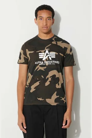 Alpha Industries T-shirt in cotone Basic T-Shirt Camo 100501C.408