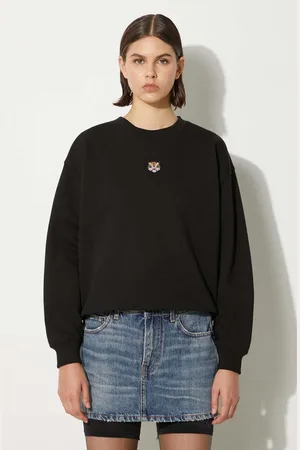 Kenzo Felpa in cotone Lucky Tiger Regular Sweatshirt donna colore FE52SW1484MF.99J